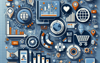 E-ticaret için sosyal medya kullanımını gösteren bir grafik.